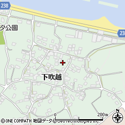 鹿児島県指宿市下吹越4084-1周辺の地図
