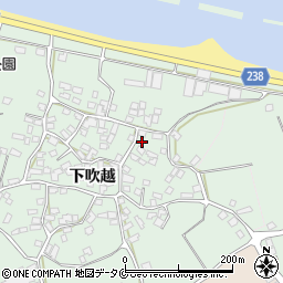 鹿児島県指宿市下吹越4023周辺の地図