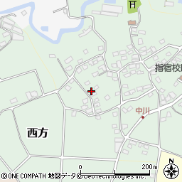 鹿児島県指宿市中川2526周辺の地図