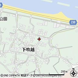鹿児島県指宿市下吹越4091周辺の地図