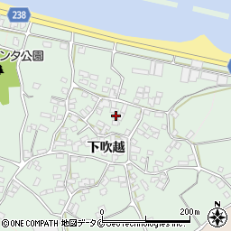 鹿児島県指宿市下吹越4078周辺の地図
