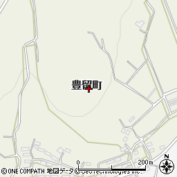 鹿児島県枕崎市豊留町周辺の地図
