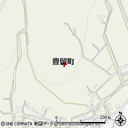 鹿児島県枕崎市豊留町周辺の地図