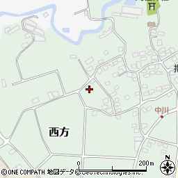 鹿児島県指宿市西方2537周辺の地図