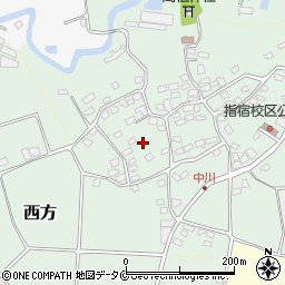 鹿児島県指宿市西方2508周辺の地図