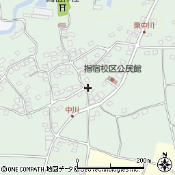 鹿児島県指宿市中川2452周辺の地図