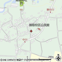 鹿児島県指宿市中川2462周辺の地図