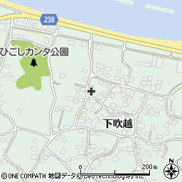 鹿児島県指宿市下吹越4066周辺の地図