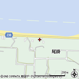 鹿児島県指宿市西方3922-8周辺の地図