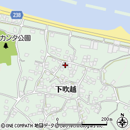 鹿児島県指宿市下吹越4071周辺の地図