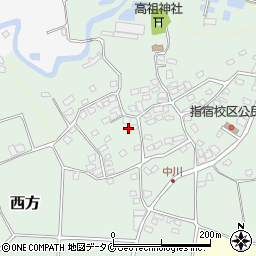 鹿児島県指宿市中川2509周辺の地図