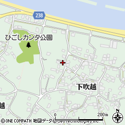 鹿児島県指宿市下吹越4128周辺の地図