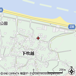鹿児島県指宿市下吹越4181周辺の地図