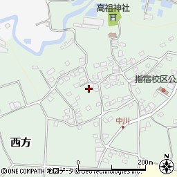 鹿児島県指宿市西方2511周辺の地図