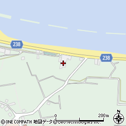鹿児島県指宿市西方3964-2周辺の地図