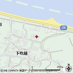 鹿児島県指宿市下吹越4029-3周辺の地図
