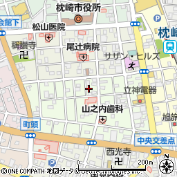 鹿児島県枕崎市西本町187周辺の地図