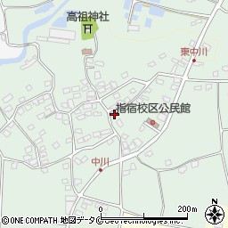 鹿児島県指宿市中川2465周辺の地図