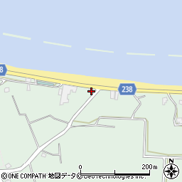 鹿児島県指宿市西方3943周辺の地図