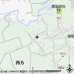 鹿児島県指宿市中川2520周辺の地図