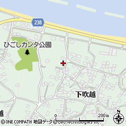 鹿児島県指宿市下吹越4130周辺の地図