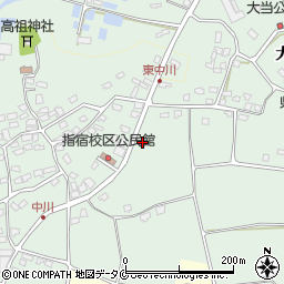 鹿児島県指宿市中川293周辺の地図