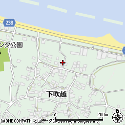 鹿児島県指宿市下吹越4044周辺の地図