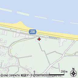 鹿児島県指宿市西方3989周辺の地図