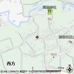 鹿児島県指宿市西方2515周辺の地図