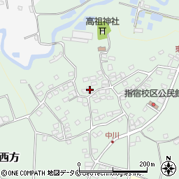 鹿児島県指宿市中川2671周辺の地図
