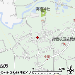 鹿児島県指宿市中川2671-5周辺の地図