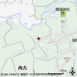 鹿児島県指宿市西方2628周辺の地図