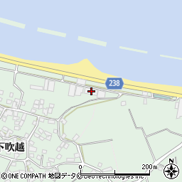 鹿児島県指宿市下吹越3995周辺の地図