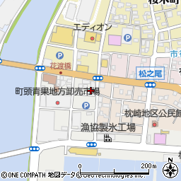 下園紙工業株式会社　枕崎事業所周辺の地図