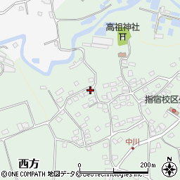 鹿児島県指宿市西方2516周辺の地図