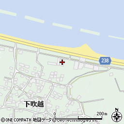 鹿児島県指宿市下吹越4033周辺の地図