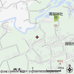 鹿児島県指宿市中川2633周辺の地図