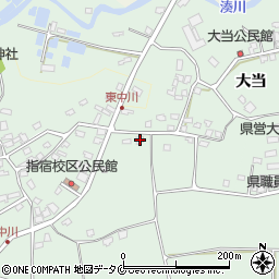 鹿児島県指宿市中川297-1周辺の地図
