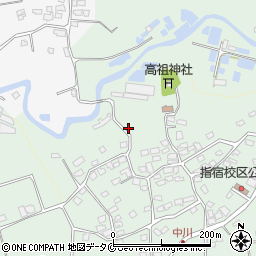 鹿児島県指宿市中川2662周辺の地図
