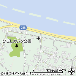 鹿児島県指宿市下吹越4156周辺の地図
