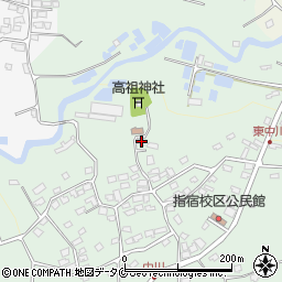 鹿児島県指宿市中川2478-4周辺の地図