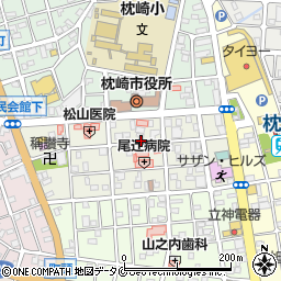 鹿児島県枕崎市住吉町周辺の地図