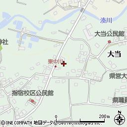 鹿児島県指宿市中川2409周辺の地図