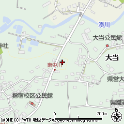 鹿児島県指宿市西方2419-3周辺の地図