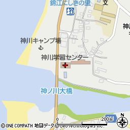 神川学習センター周辺の地図