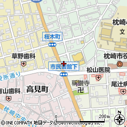 鹿児島県枕崎市千代田町47周辺の地図