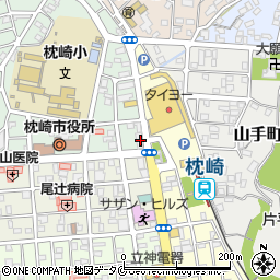 鹿児島県枕崎市千代田町1周辺の地図