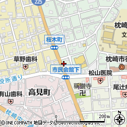 鹿児島県枕崎市千代田町48周辺の地図