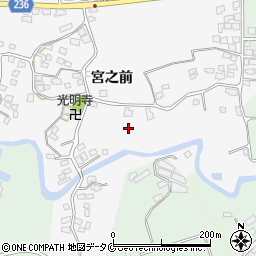 鹿児島県指宿市宮之前周辺の地図