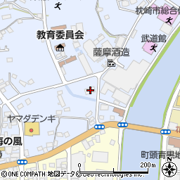 鹿児島県枕崎市中央町192周辺の地図